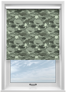 Lotus, Green Tea - Twist&Fit Roller Blind